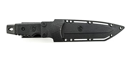 Smith Y Wesson Sw7 Full Tang Tanto Paleta De Ppe De Hoja Fij