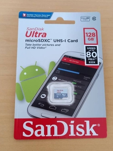 Microsd 128gb Sandisk Ultra Original Clase10 Nintendo Switch