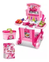 Comprar Cocina Para Niña 3en1 Cocina Color Rosado (gp)