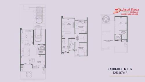 Imagem 4 de 9 de Sobrado Com 3 Dormitórios À Venda, 125 M² Por R$ 685.440,00 - Jardim Das Américas - Curitiba/pr - So1066
