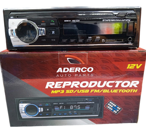 Reproductor 12v Universal De Carro Usb Radio Control 