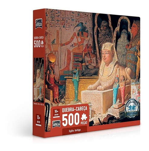Quebra Cabeça Puzzle 500 Peças Egito Antigo Toyster