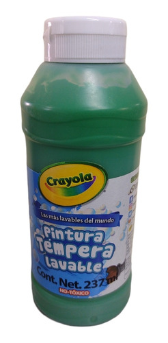 Kit Escolar De Papeleria Tempera Lavable Crayola 237ml