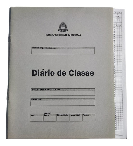 Diário De Classe Bimestral Oficial Estado De São Paulo