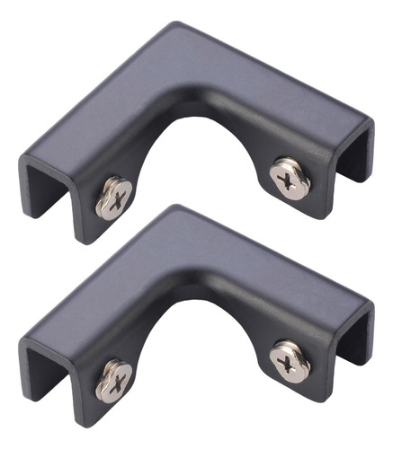 2pcs Glass Connector Clear Glass Fixing Clamp For 8 To 10mm