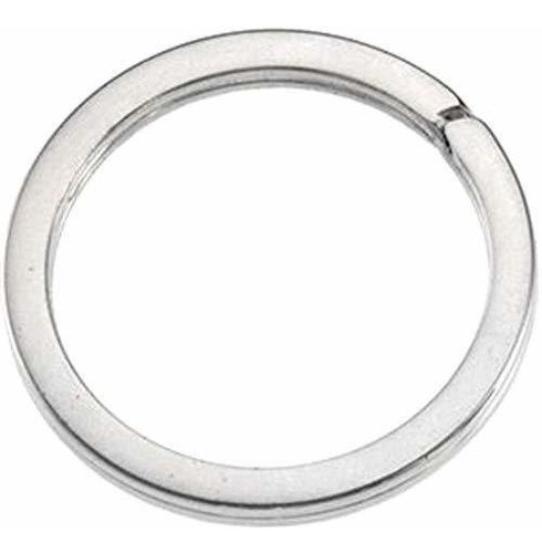 Bonyak Joyería De Plata Esterlina 28,3 Mm Ronda Llavero - Ta