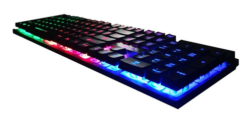 Kit Combo Gamer Teclado Memb + Mouse 6bot Backlight Njoytech