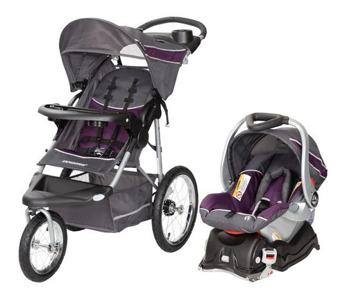 Carriola Con Portabebe,3 Llantas De Aire Baby Trend