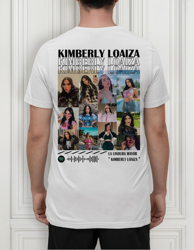 Playera Cuello Redondo Kimberly Loaiza Diseño En Espalda