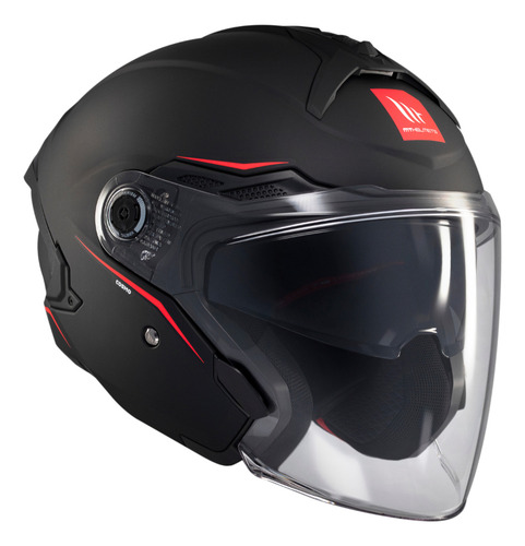 Casco Jet Moto Mt Helmets Cosmo Sv