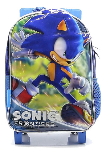  Mochila Con  Carrito  12  Carro Sonic Cresko 