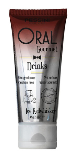 Kit 5 Gel Gourmet Ice Redwhiskey Massagem Beijavel Drinks