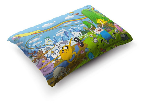 Imagen 3 de 5 de Funda De Almohada Hora De Aventura 70x45cm Vudú Love