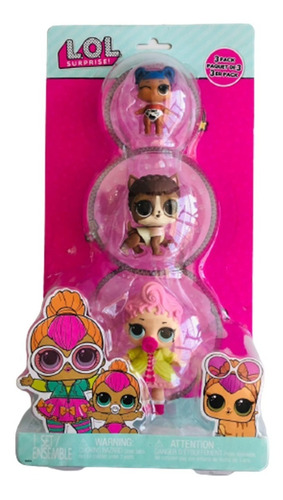 Lol Surprise Muñecas Set Pack X3 Mascota Pet Sister Modelo 1