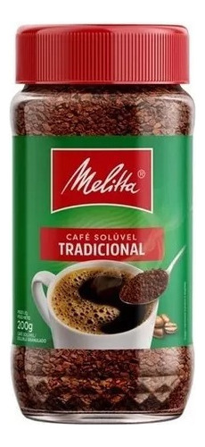 Café Solúvel Melitta Instantâneo Em Pó Granulado Tradicional