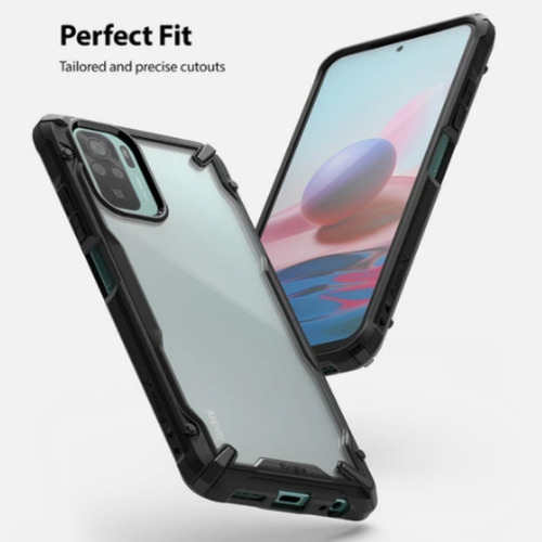 Imagen 5 de 7 de Case, Ringke X Fusion Xiaomi Redmi Note 10 / 10s + Vidrios