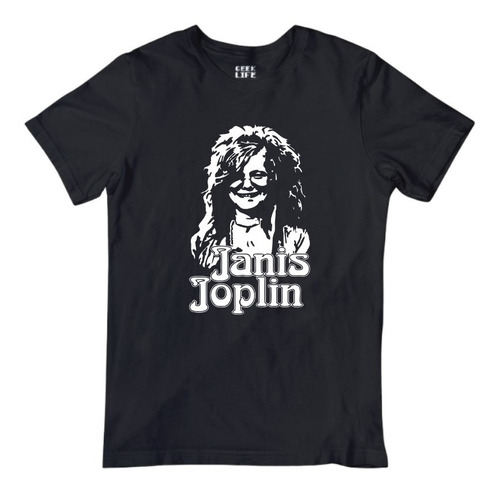 Camiseta Janis Joplin Silueta