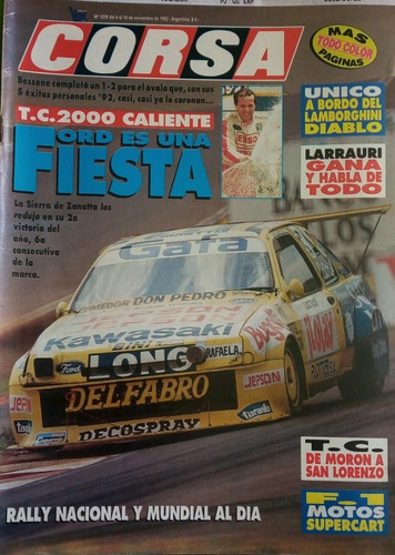 Corsa 1370. René Zanatta Gana En Tc 2000