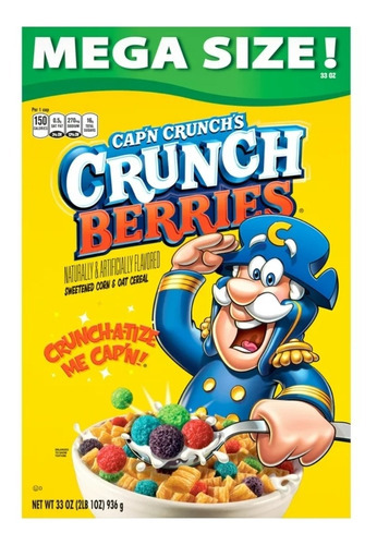 Cap'n Crunch's, Crunch Berries Cereal, Mega Size! (936g)