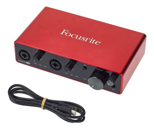 Interfaz De Grabación Focusrite Scarlett 4i4 3ra Generacion