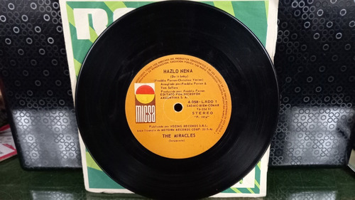 The Miracles Hazlo Nena Vinilo Simple 7'' 1974 Ex