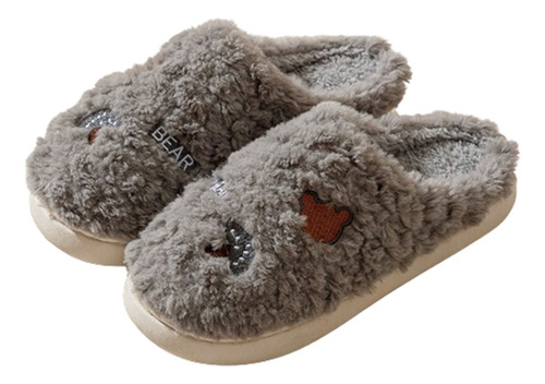 Pantuflas Peluche Mantener Caliente Suaves Y Cómodo Unisex