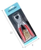 Comprar Alicate Pinza Para Colocar Ojetes 4 Mm. + 100 Ojetes