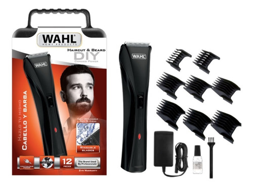 Set De Maquina Wahl Haircut & Beard Kit 12 Piezas 9699-1016