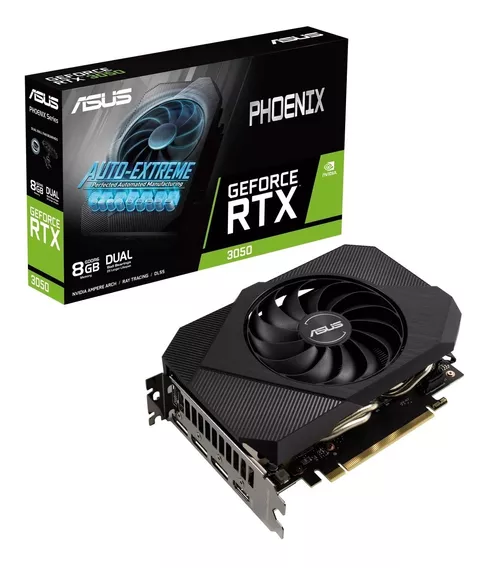 Placa De Video Rtx 3050 Dual Oc Phoenix 8gb Gddr6 Nvidia