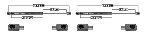 2- Amortiguadores Cofre Para Kia Optima 2016/2020 Spart