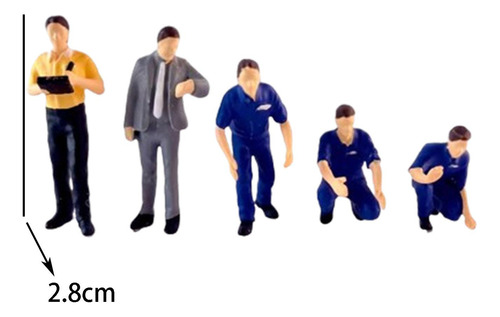 Figuras De Diorama 1/64, 5 Piezas, Reparador De Estilo B