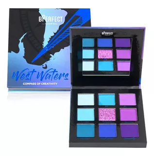 Paleta De 9 Sombras Para Ojos Compass Of Creativity Bperfect West Waters