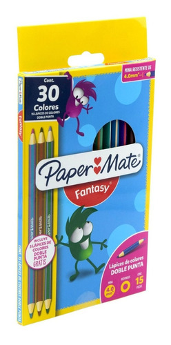 Lapices De Colores Doble Punta Paper Mate® 15 Pza
