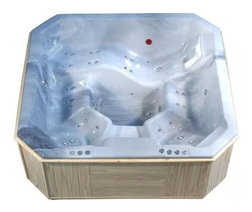 Jacuzzi Hidromasaje Spa Cuadrado 206x196x74cm 8 Jets Premium