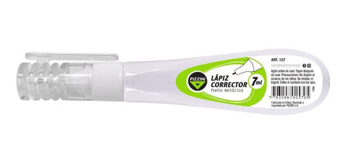 Lapiz Corrector Pizzini 7ml Tipo Liquid Paper