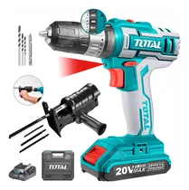 Comprar Taladro Atornillador Percutor 20v Adaptador Sierra Caladora 