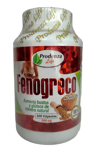 Fenogreco X 100 Capsulas De 500 Miligramos Cada Una 