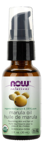 Now Solutions, Aceite De Marula Orgánico, Hidratante Y Nut.