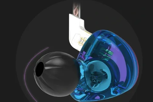 Audifonos Kz Zst Pro In-ear Canc. Ruido Morados