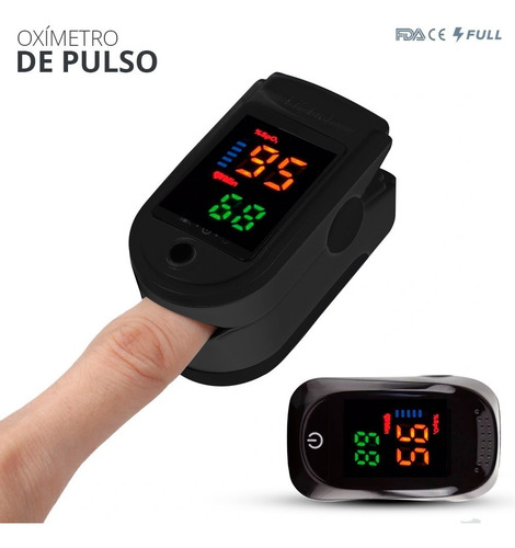 Imagen 2 de 3 de Oxímetro Chequeo Digital De Dedo Profesional Oxigenacion