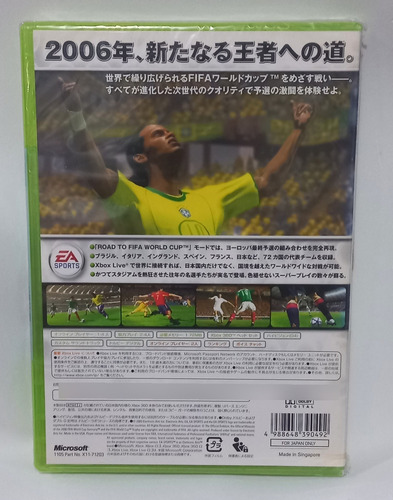 Xbox 360 - Fifa 06 - Lacrado Japonês