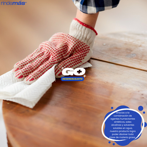 Go+ Desengrasante Multiusos Industrial Y Para El Hogar 5 L