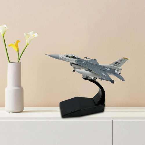 Diecast Modelo 1/100 F16c Fighter Adultos Presentes