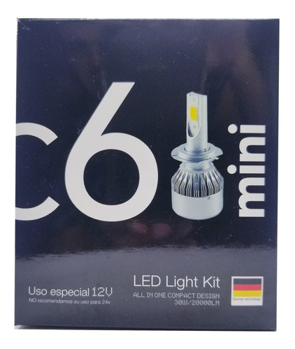 Cree Led C6 H1 H3 H7 H11 9006 8mil Lumenes