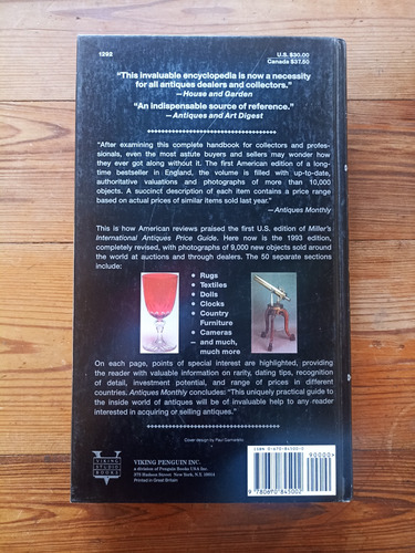 Miller's International Antiques Price Guide 1993 (Usado)