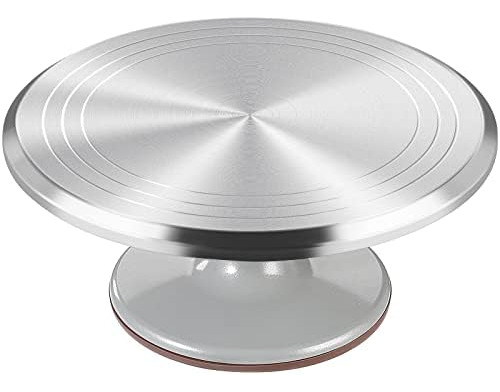 Soporte Giratorio Redondo De Aluminio Para Decoración De Pas