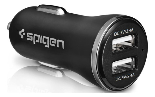 Cargador Dual Auto Spigen 24w F23qc Carga Rápida