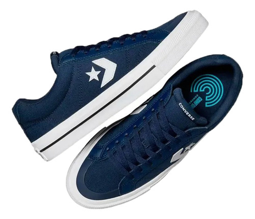 Zapatillas Converse Lifestyle H Sport Casual Ox Azul Cli