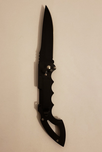 Navaja Stainless Steel Militar Tipo Pistola