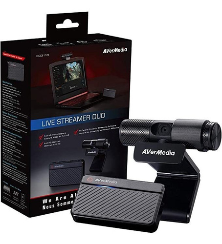Avermedia - Live Streamer Duo Webcam Gaming Capture Card Bu.